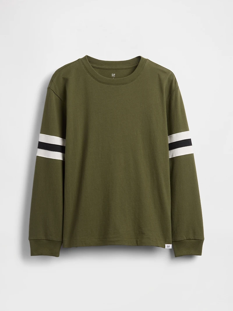 Kids Relaxed Varsity Stripe T-Shirt