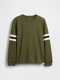 Kids Relaxed Varsity Stripe T-Shirt