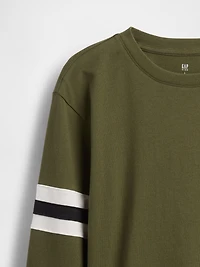 Kids Relaxed Varsity Stripe T-Shirt