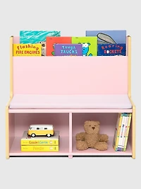 Toddler Reading Nook with Padded Bench