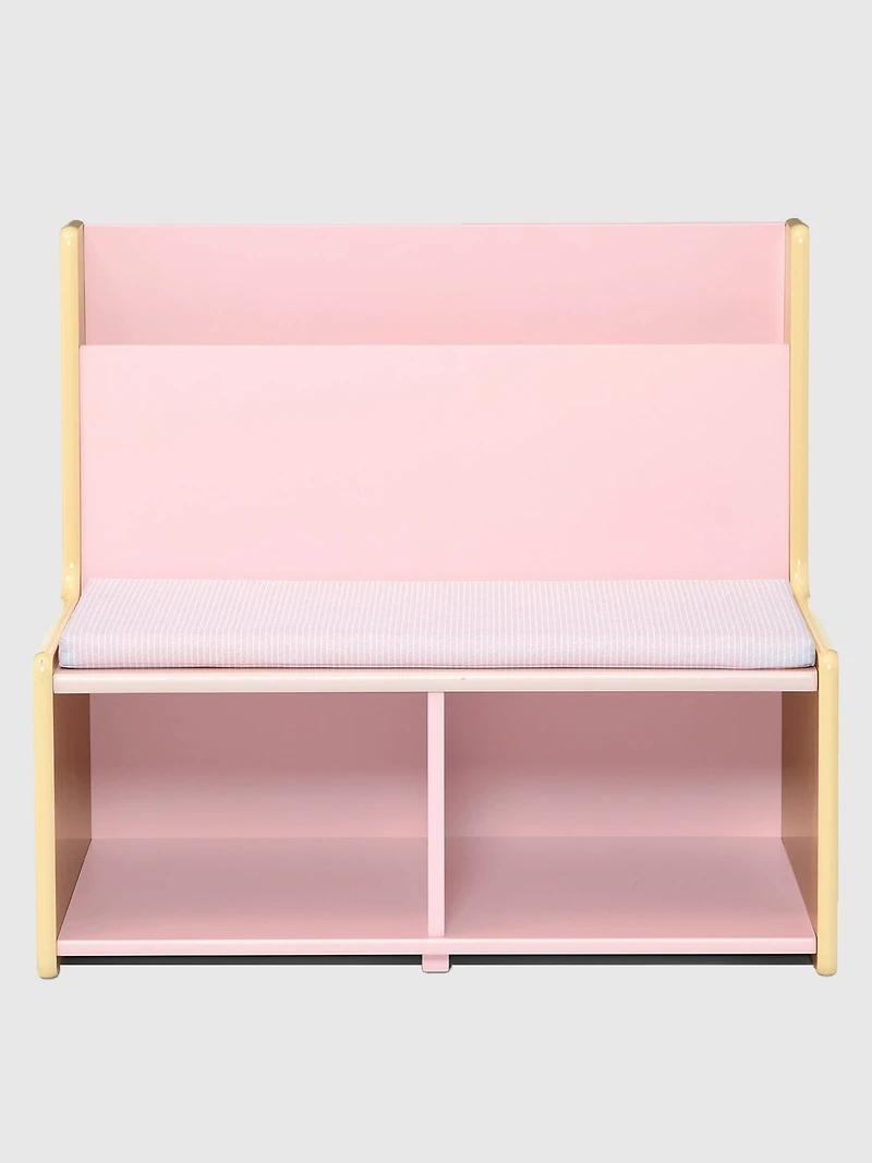 Toddler Reading Nook with Padded Bench