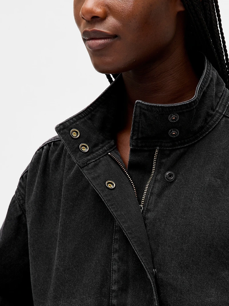 Denim Bubble Jacket
