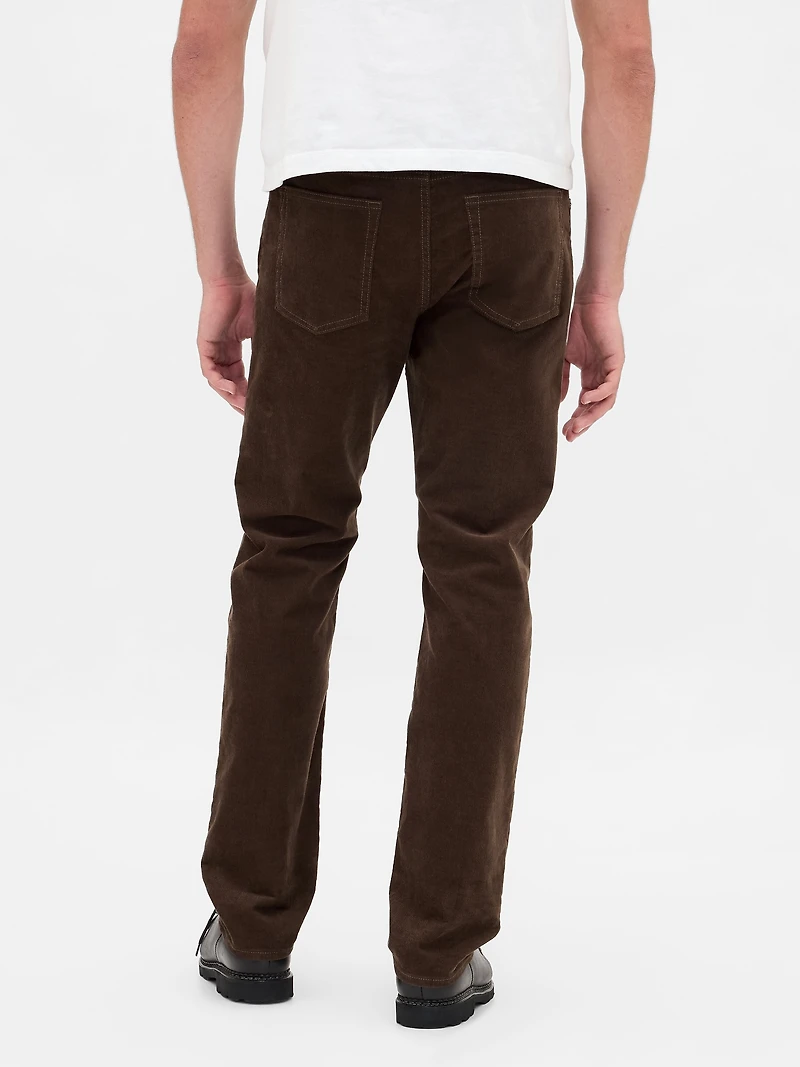 Corduroy Straight Pants