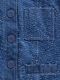 GapStudio Denim Tweed Crop Jacket