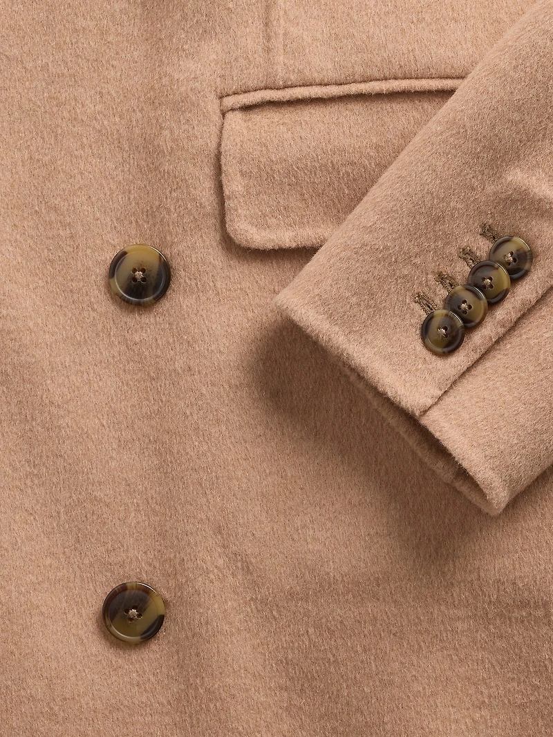 GapStudio Wool-Blend Double-Breasted Coat