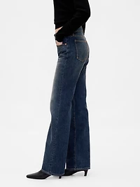 Mid Rise Relaxed Flare Jeans