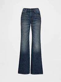 Mid Rise Relaxed Flare Jeans
