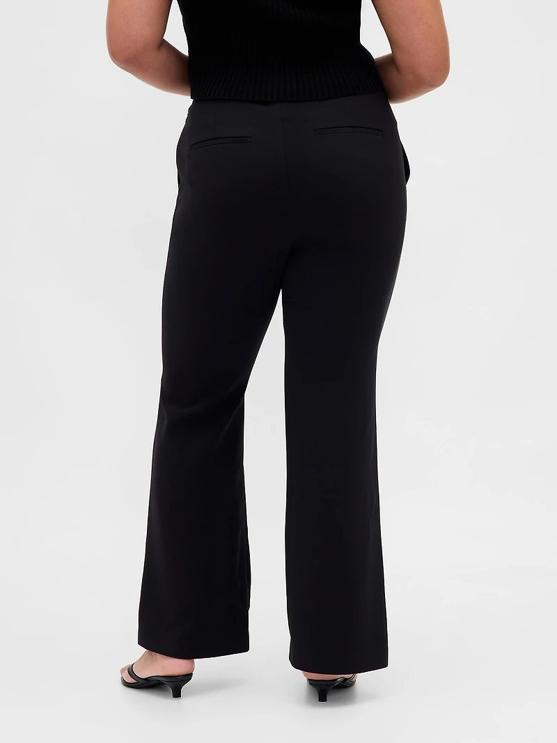 Low Rise Twill Flare Pants