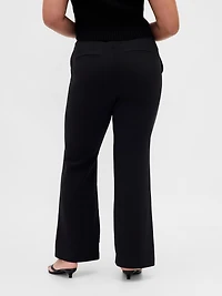 Low Rise Twill Flare Pants
