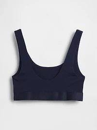 Organic Stretch Cotton Gap Logo Bralette