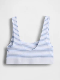 Organic Stretch Cotton Gap Logo Bralette