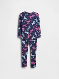 Baby & Toddler Organic Brushed Cotton Unicorn PJ Set