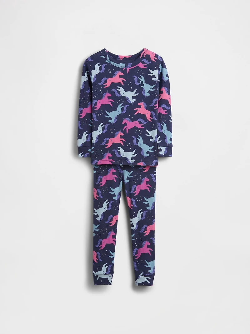Baby & Toddler Organic Brushed Cotton Unicorn PJ Set