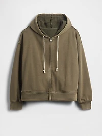Heavyweight French Terry Oversized Zip Hoodie