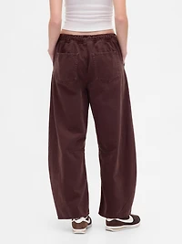 Mid Rise Twill Easy Horseshoe Pants