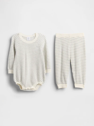 Baby Sweater Bodysuit Outfit Set