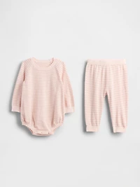 Baby Sweater Bodysuit Outfit Set
