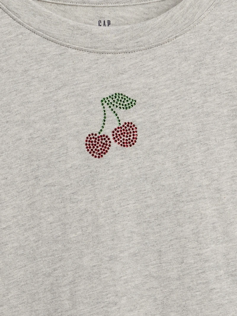 Kids Graphic Peplum T-Shirt