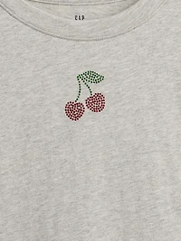 Kids Graphic Peplum T-Shirt