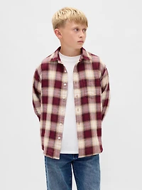 Kids Relaxed Plaid Shirt