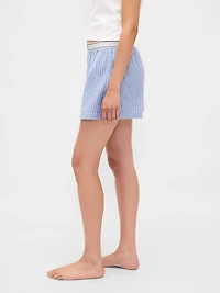 Logo Flannel Boxer Shorts