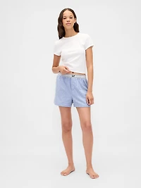 Logo Flannel Boxer Shorts