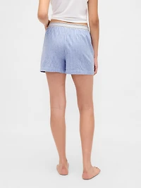 Logo Flannel Boxer Shorts