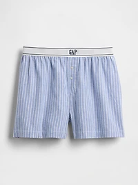 Logo Flannel Boxer Shorts
