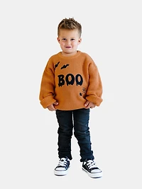 Sweet Wink Boo Drip Halloween Knit Sweater