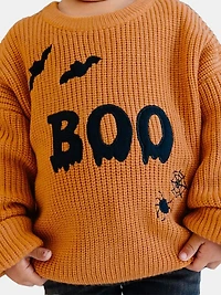 Sweet Wink Boo Drip Halloween Knit Sweater