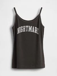 Gap × Disney Tim Burton’s The Nightmare Before Christmas Mini Rib Tank Top