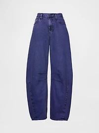 Gap × Disney Tim Burton’s The Nightmare Before Christmas Mid Rise UltraSoft Barrel Jeans