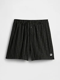 Gap × Disney Tim Burton’s The Nightmare Before Christmas Adult Organic Cotton Stripe Skull Boxers