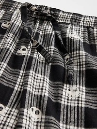 Gap × Disney Tim Burton’s The Nightmare Before Christmas Adult Skull Flannel PJ Pants