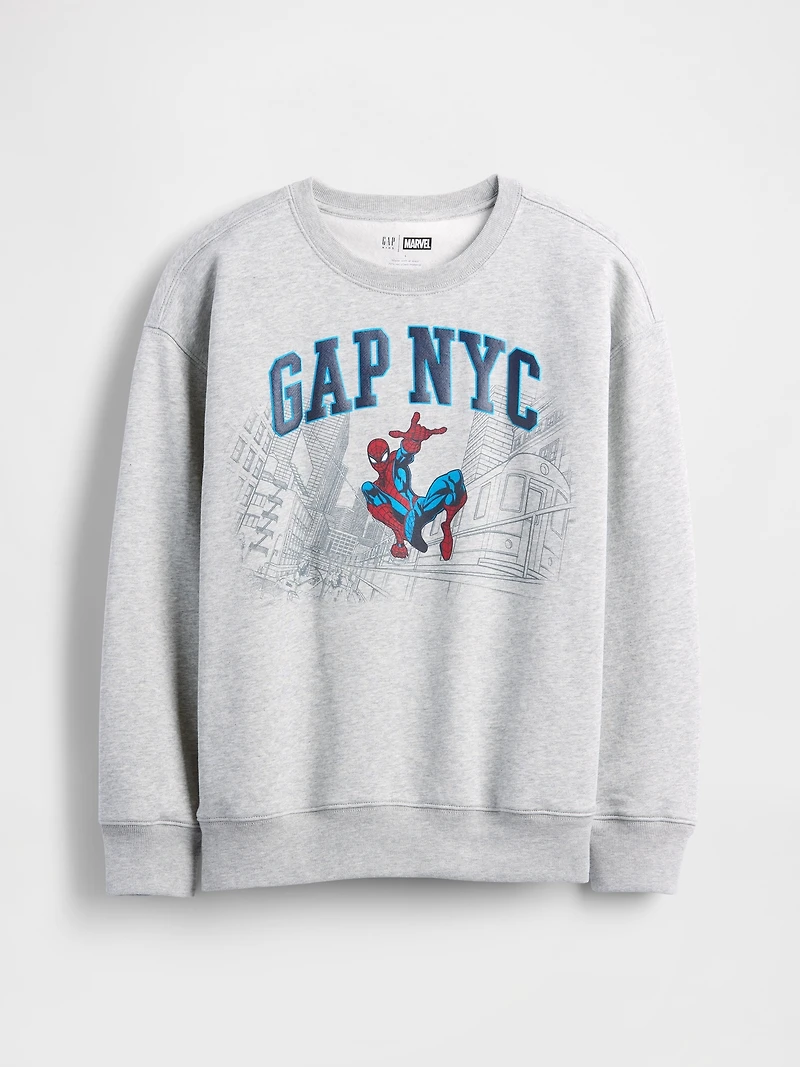 Kids VintageSoft Marvel Graphic Logo Sweatshirt