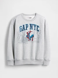 Kids VintageSoft Marvel Graphic Logo Sweatshirt
