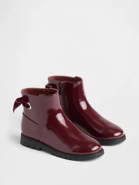 Kids Bow Ankle Boots