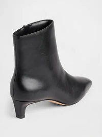 Kitten Heel Pointy Boots
