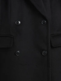 Wool-Blend Chesterfield Coat
