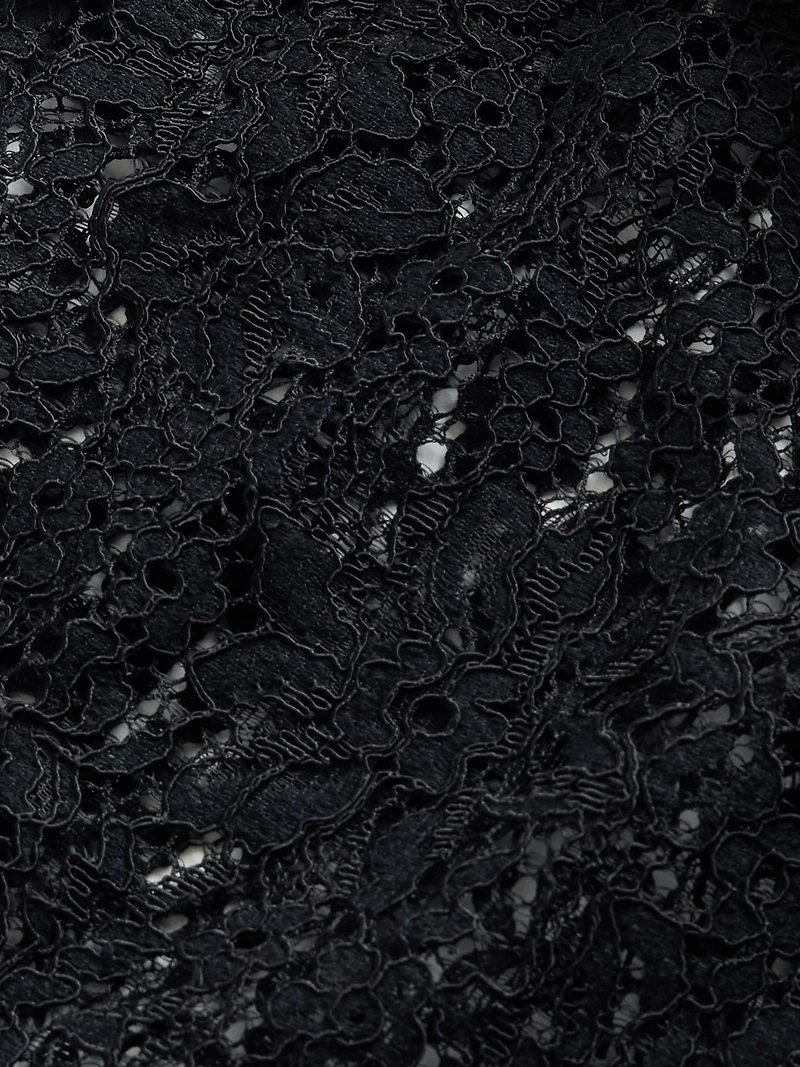 Lace Button-Front Top