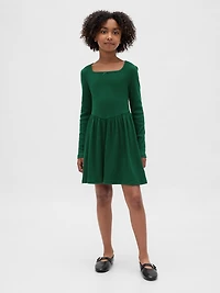 Kids Square-Neck Dress