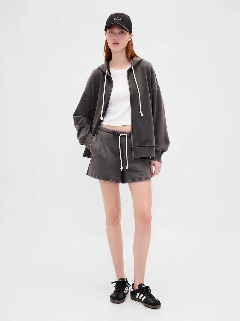 Heavyweight French Terry Oversized Zip Hoodie