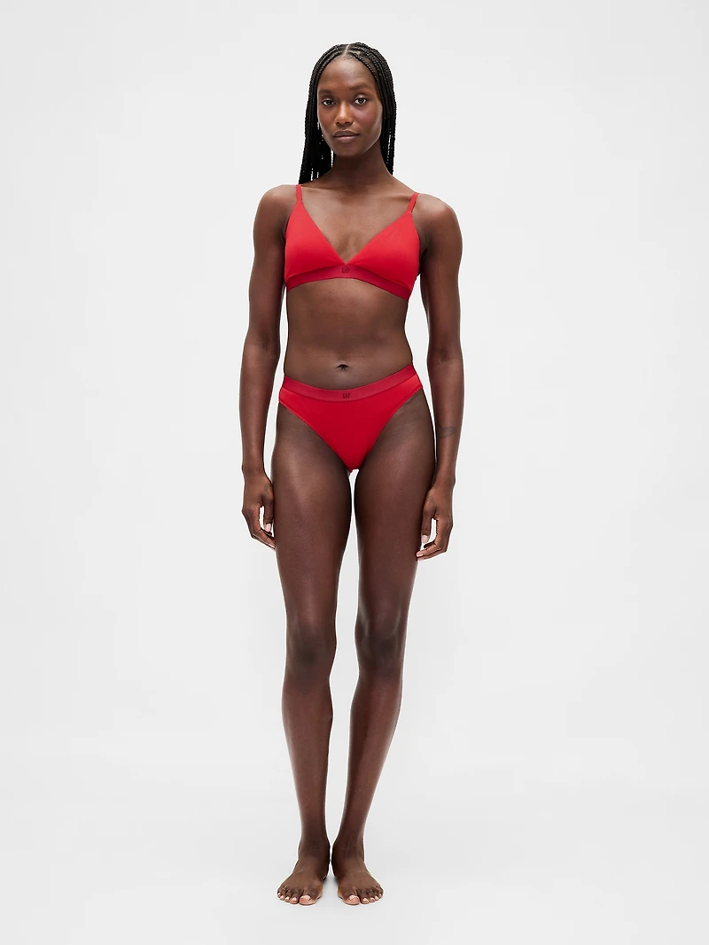 Organic Stretch Cotton Triangle Bra