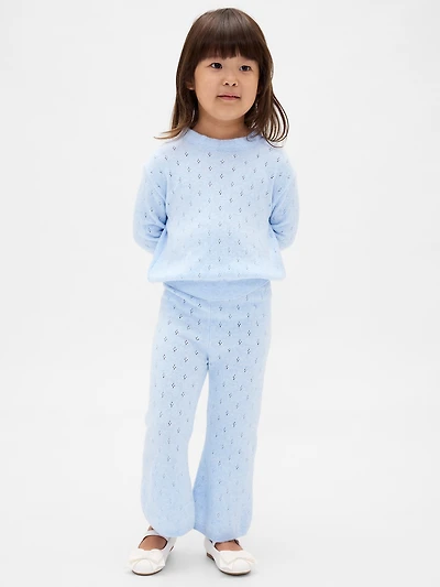 Baby & Toddler CashSoft Pointelle Flare Pants