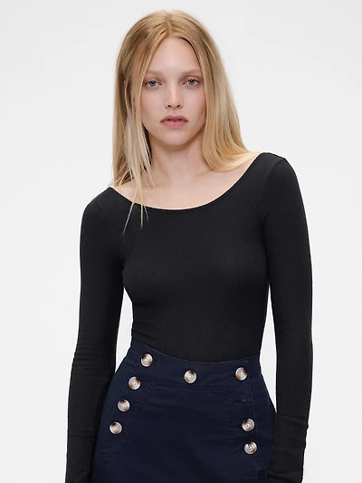 GapStudio Pointelle Bodysuit