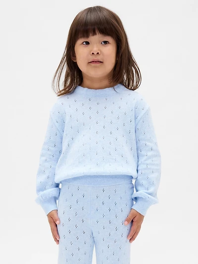 Baby & Toddler CashSoft Pointelle Sweater