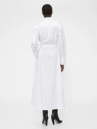 GapStudio Poplin Belted Maxi Shirtdress