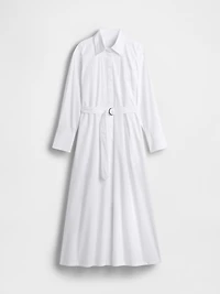GapStudio Poplin Belted Maxi Shirtdress