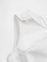 GapStudio Vegan Patent Leather Mini Dress