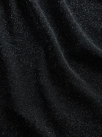 Sheer Metallic Mesh Top